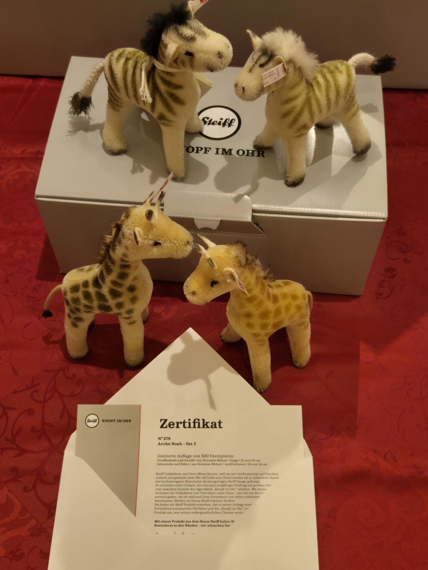 Steiff - Arche Noah Set 1 bis 4 komplett – Bild 2