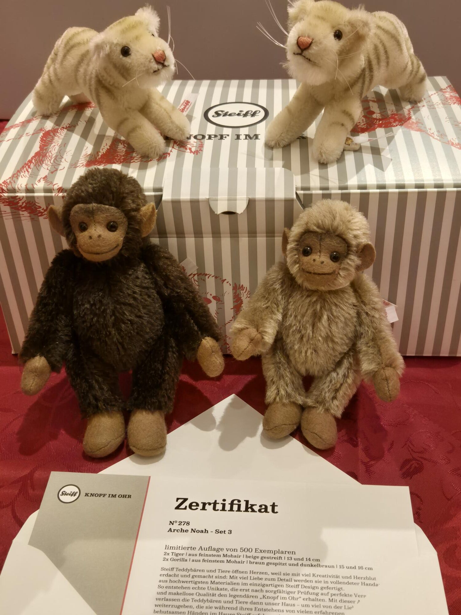 Steiff - Arche Noah Set 1 bis 4 komplett – Bild 3