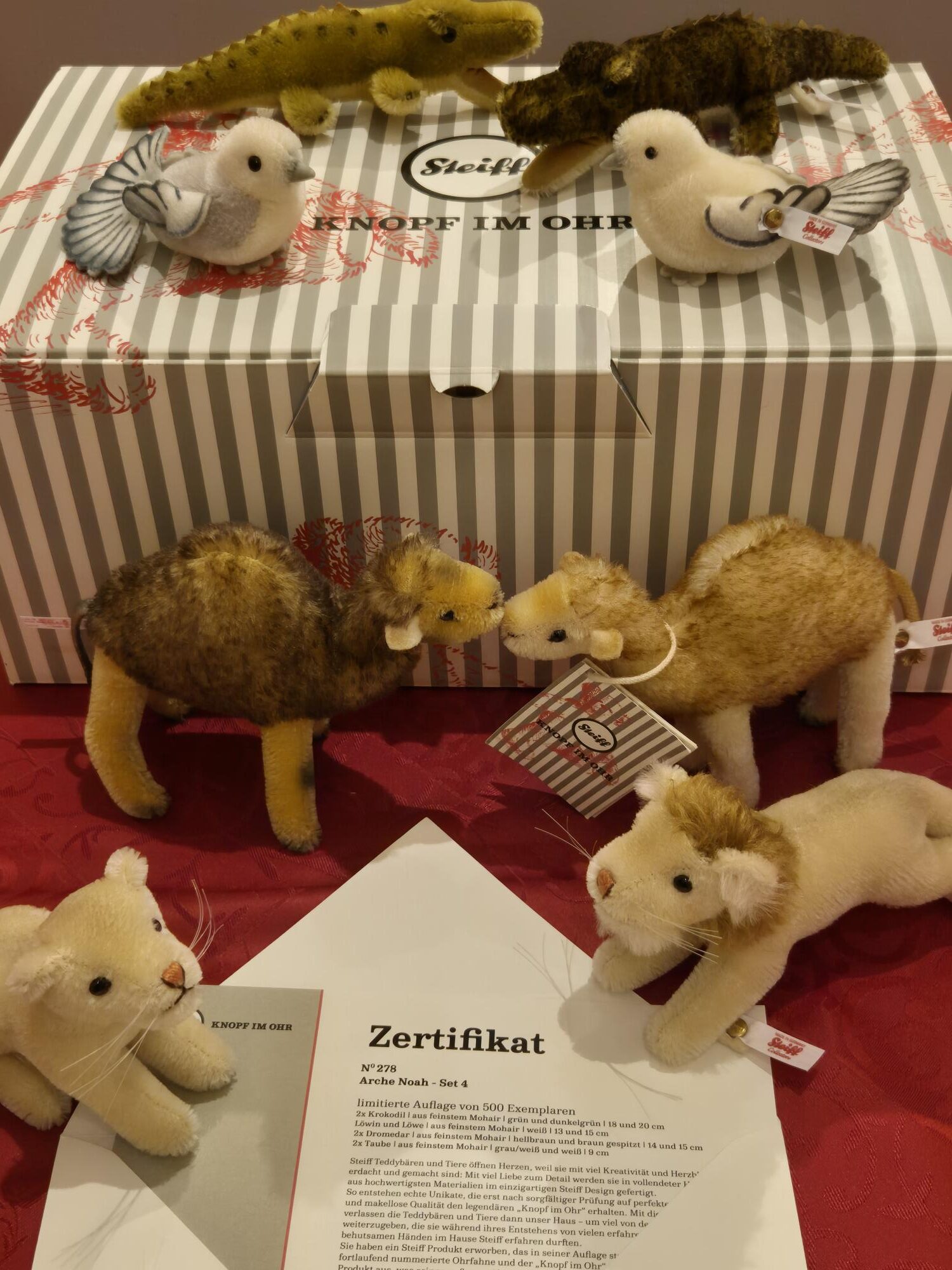Steiff - Arche Noah Set 1 bis 4 komplett – Bild 4